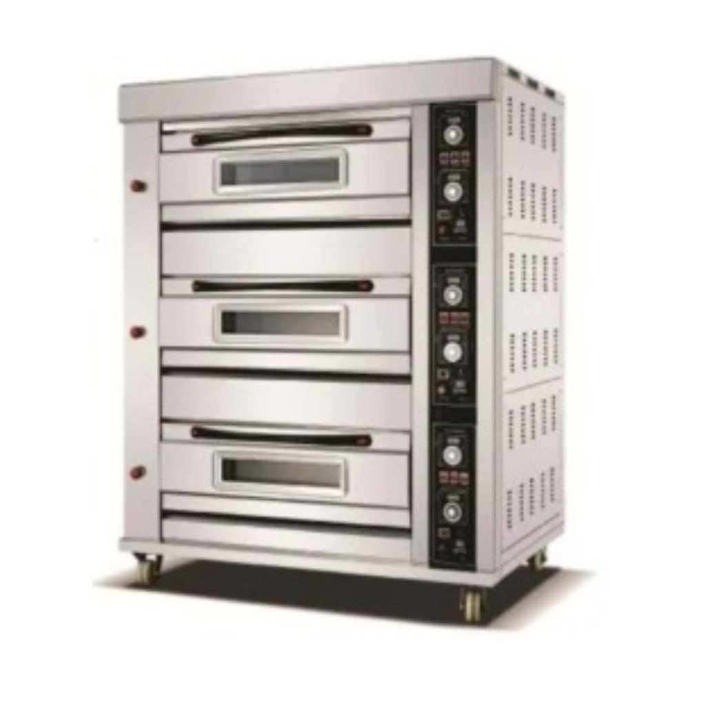 2 Gas Baking Oven 3 Deck 9 Tray,GBO39 - Image 1